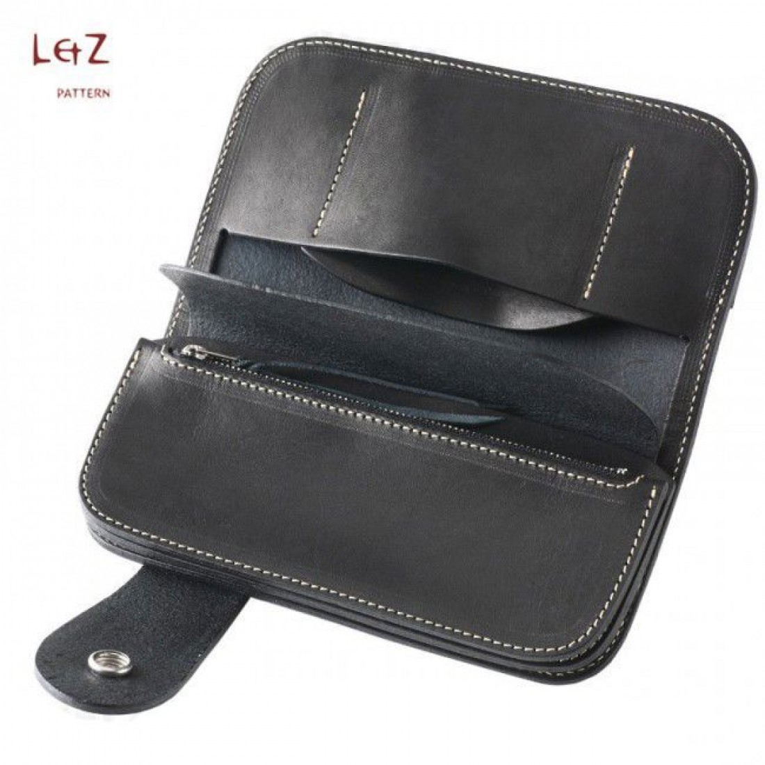 bag sewing patterns long wallet patterns PDF CCD-09 LZpattern design ...