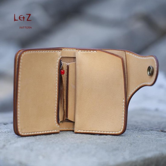 bag sewing patterns short wallet patterns PDF CDD-07 LZpattern design ...